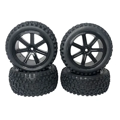 Imagen de Bumdenuu 4 piezas grandes neumáticos ampliación rueda para 144001 144010 124019 124018 124017 12428 1/12 1/14 RC Auto de actualización