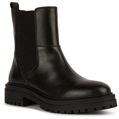 Imagen de Geox D Iridea, Botas Mujer, Negro 02, 39 EU