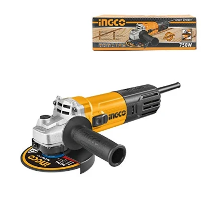 Imagen de Ingco Ag75018e Amoladora angular eléctrica 750 W para discos de máx. 115 mm, casquillo M14