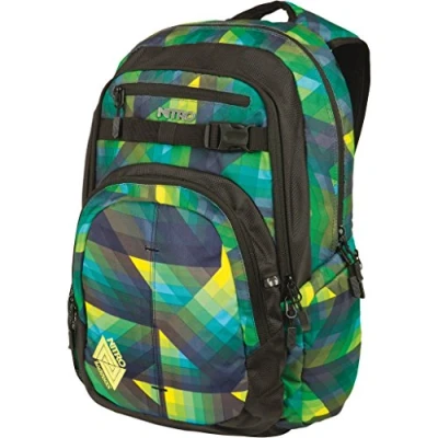Imagen de Nitro Snowboards Chase Mochila, Color Verde (Geo Green), Talla 51 x 37 23 cm