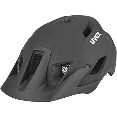 Imagen de uvex access, casco MTB ligero unisex, ajuste de talla individualizado, ventilación optimizada, black, 52 57 cm