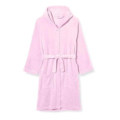 Imagen de Playshoes Albornoz Polar Infantil, Bata de baño Unisex niños, Rosa, 170 176