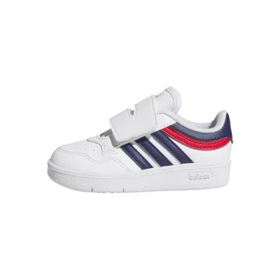 Imagen de adidas Hoops 4.0 Shoes, Zapatos Unisex bebé, FTWR White/Dark Blue/Better Scarlet, 23.5 EU