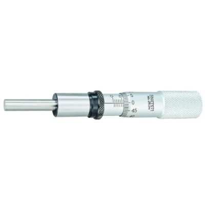 Imagen de Starrett 263 ml cabeza, micrómetro 0 25 mm 0,01 graduación, Rango, +/ 0.002 Precisión, Dedal normal, Contratuerca