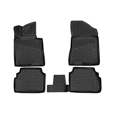 Imagen de 3D Alfombrillas Interior de Coche a Medida TPE Hyundai Sonata, 2019 &gt; Sedan, 4 pcs