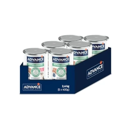 Imagen de Advance Diets Comida Húmeda para Perros Hypoallergenic con Cerdo 6 latas x 400g