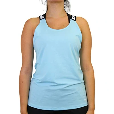Imagen de Nike Icnclsh Elastkia Debardeurs Mujer Camisetas, Glaciar Ice/White, Large