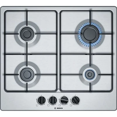 Imagen de Bosch Elettrodomestici PGP6B5B85 Serie 4 Cocina de gas (60 cm, acero inoxidable)
