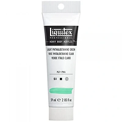 Imagen de Liquitex Acrílico Heavy Body pintura acrílica para bellas artes de cuerpo espeso calidad profesional, color verde ftalo claro 59 ml