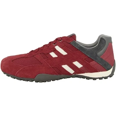 Imagen de Geox Uomo Snake K, Sneakers Hombre, Multicolor Red Grey, 44 EU