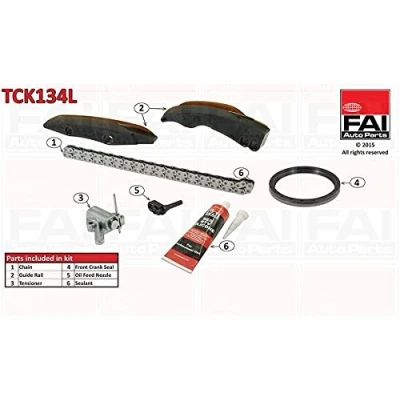 Imagen de FAI AutoParts TCK134L Juego de Cadena distribución con juntas, sin ruedas dentadas Símplex, pasadores BMW: 3 Berlina, 1 Hatchback
