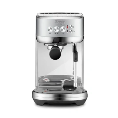 Imagen de Cafetera express Sage SES500BSS4EEU1 The Bambino Plus, 15 bar, 1600 W, 1.9 l, Hasta 2 tazas, Inox