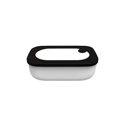 Imagen de Guzzini On The Go, Fiambrera con Contenedor, Tapa Hermética Blanca, 20x12xh7 cm 900 CC 17110011
