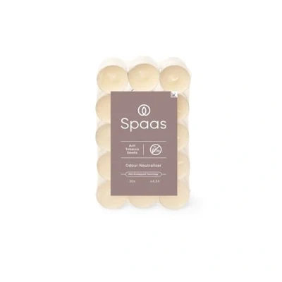 Imagen de Spaas 30 velas antitabaco, ± 4,5 horas, marfil, 39 mm de profundidad x 16 alto