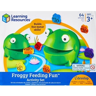 Imagen de Learning Resources Juego para desarrollar Las Habilidades motoras Finas Froggy Feeding Fun