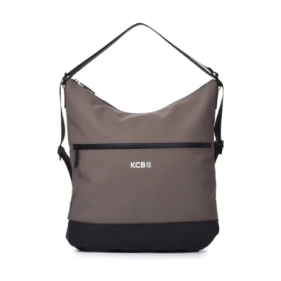 Imagen de KCB Bolso Mochila Base Versatilidad y Estilo Diseño Convertible Espacioso Perfecto para el Día a Asas Ajustables 100% Vegano Color Gris