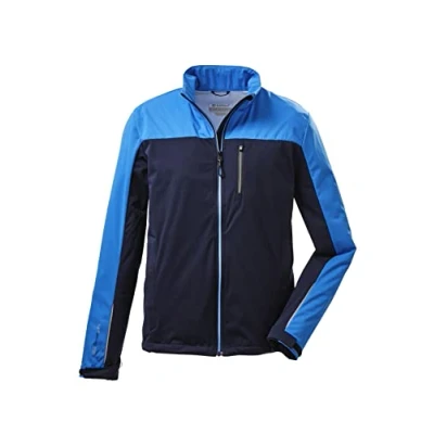 Imagen de Killtec Men&#039;s Chaqueta softshell con cuello alzado, plegable KOS 30 MN SFTSHLL JCKT, dark navy, XL, 38296 000