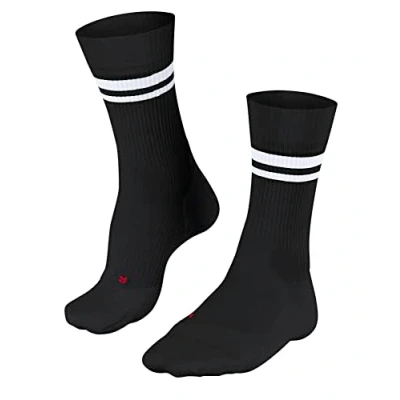 Imagen de FALKE TE4 Classic M SO algodón anti ampollas 1 par, Calcetines de tenis Hombre, Negro (Black 3002), 42 43