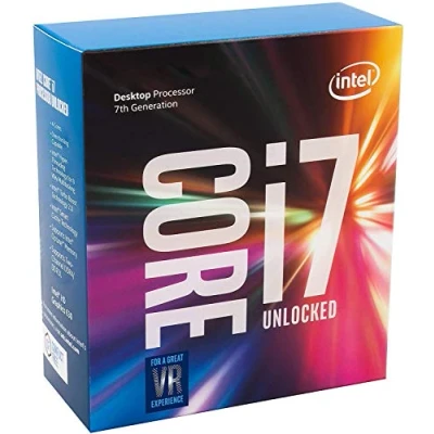 Imagen de Intel Procesador de sobremesa Core i7 7700K 4 núcleos hasta 4,5 GHz Desbloqueado LGA 1151 100/200 Series 91W (renovado)
