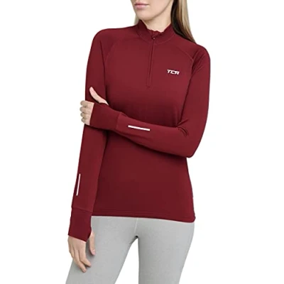 Imagen de TCA Camiseta Manga Larga de Outdoor Running para Mujer Cabernet, S