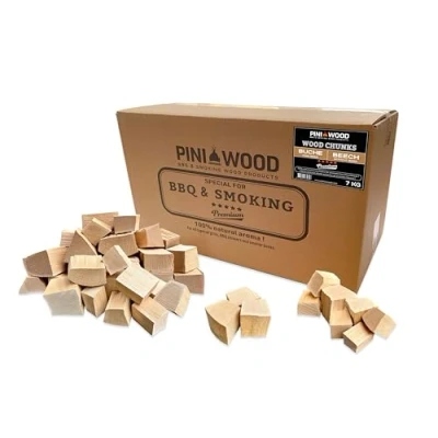 Imagen de PINI Wood Chunks Bloques de madera haya sin corteza (7 kg)
