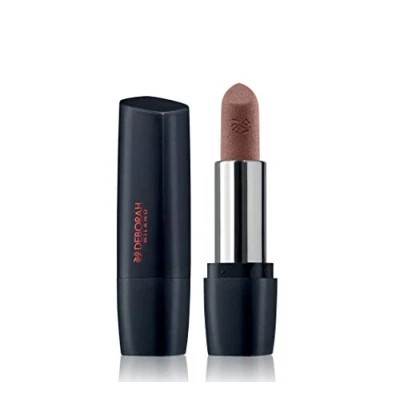 Imagen de Deborah Pintalabios Milano Red Mat N.29 Nude Brown, acabado ultra mate, de larga duración, con colágeno, ácido hialurónico y extracto aguacate para labios nutridos, hidratados, suaves repolvados