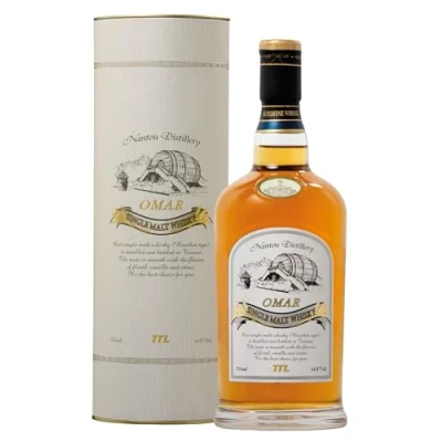 Imagen de Nantou Destilería Omar Bourbon Cask Whisky de Malta Individual, 700 ml