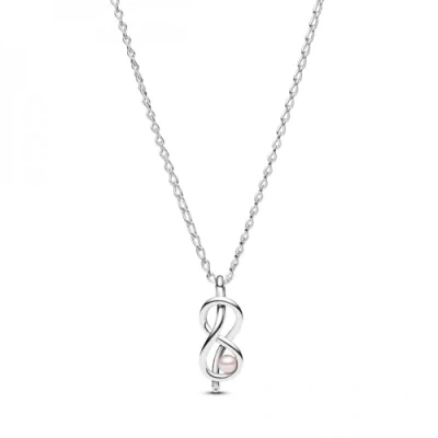 Imagen de Pandora Mujeres Collar Plata/Rosa 393762C01 50