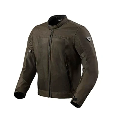 Imagen de Revit Eclipse 2 Chaqueta Textil de Motocicleta (Black/Olive,M)