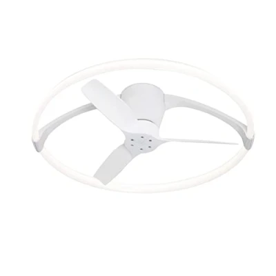Imagen de Ventilador NEPAL MINI blanco con motor DC led dimable Mantra