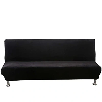 Imagen de Funda para Sofá Cama sin Brazos, Fundas Elástica Plegable Clic Clac de 3 Plazas Antideslizante Elastica Sofa Protector Reposabrazos ( Color : #23 , Size 160 190cm )
