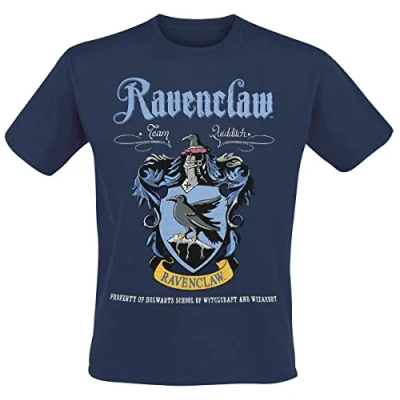 Imagen de Harry Potter Camiseta Ravenclaw Crest XL, 100%, Turquesa, Hombres