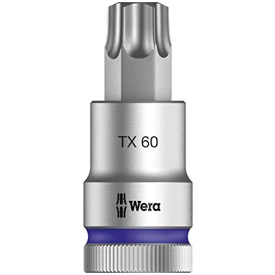 Imagen de WERA 05003838001 8767 C HF TORX 60 x mm Vaso de punta Zyklop con función retención 1/2&quot;