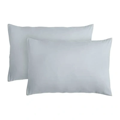 Imagen de Komfortec Juego de 2 Fundas Almohada 40 x 60 cm, Microfibra cepillada, con Cremallera, Transpirable y Suave, Color Gris
