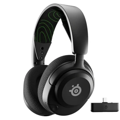 Imagen de SteelSeries Arctis Nova 5X Wireless Auriculares Gaming Controladores magnéticos de neodimio Más 100 preajustes Audio Batería 60 Horas 2,4 GHz o BT Micro Gen2.X Xbox,PC,PS5,móvil