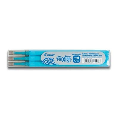Imagen de Pilot Pen 2276003 F Mina de repuesto Frixion Clicker, grosor 0,5 mm, 3 unidades), color azul