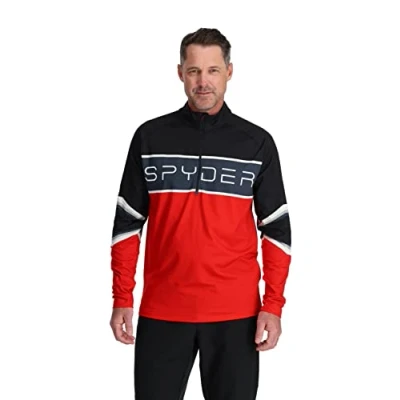 Imagen de Spyder Cuello en T de Primera Calidad Camisa, volcán, L para Hombre