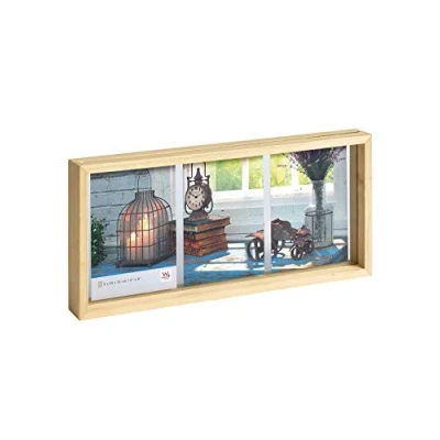 Imagen de Walther Design SL315H Rustic Marcos de Fotos, 3 x 10 15 cm, Marrón (naturaleza)