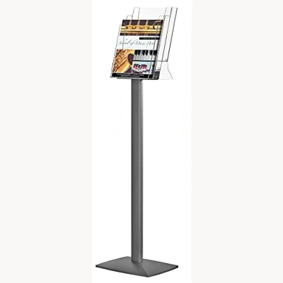 Imagen de DISPLAY SALES Expositor para folletos (3 compartimentos DIN A4, acrílico transparente)