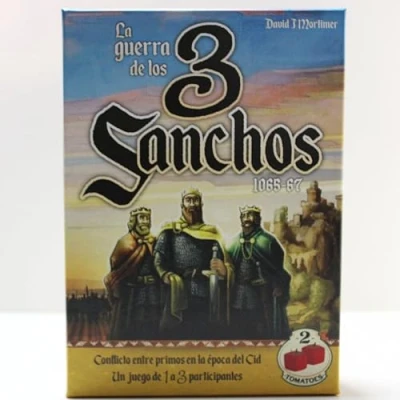 Imagen de 2Tomatoes Games La Guerra de los 3 Sanchos Juego Mesa con Tablero Experiencia Inmersiva Estrategia Conquista y Defensa 1 Jugadores Francés Temática: Belico e Histórico
