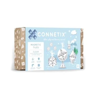 Imagen de Construcción Connetix Clear Shape Expansion 24 piezas