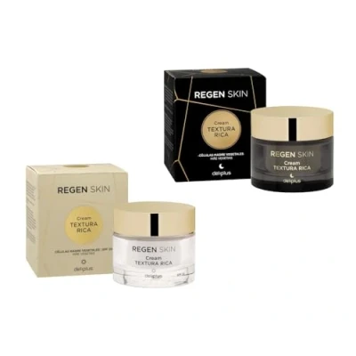 Imagen de Pack 2 Crema Facial Día 50 ml. + Noche Textura Rica Regen Skin SPF 20 piel normal, seca y muy (Paquete x ml.). Deliplus