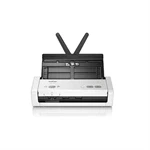 Imagen de Brother ADS1200, Escáner departamental compacto con ADF y ranura para tarjetas, escaneado a doble cara automático alimentación por USB, cable no incluido