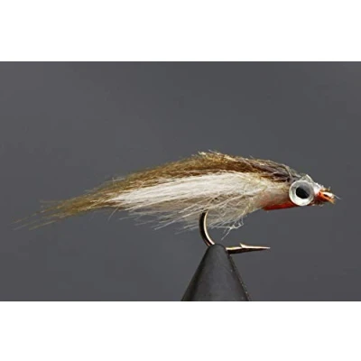 Imagen de Tigofly Juego de 12 señuelos pesca con mosca y salmón que se hunden lentamente, tamaño #8