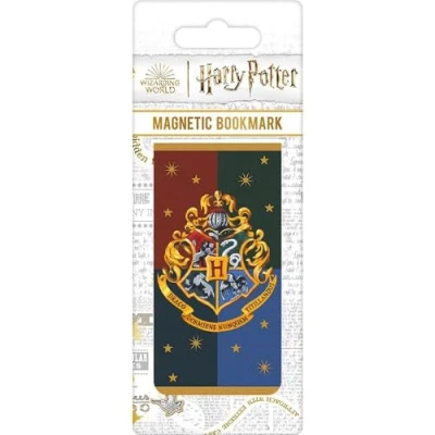 Imagen de Harry Potter Marcapáginas magnético con escudo colorido de Hogwarts