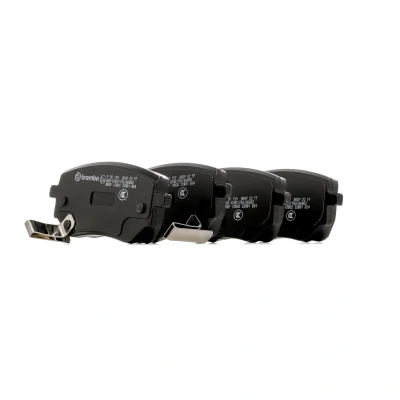 Imagen de BREMBO P 50 153 Juego de pastillas freno con avisador acústico desgaste tornillos pinza freno, Chapa antichirridos accesorios