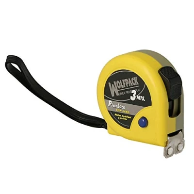 Imagen de Flexometro magnético amarillo con freno 3 metros / 16 mm.