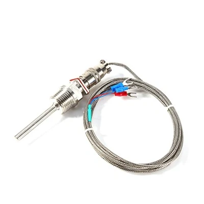 Imagen de RTD Pt100 Sensor de Temperatura Sonda 1/2 &quot;NPT Rosca 3 Hilos 2m Cable