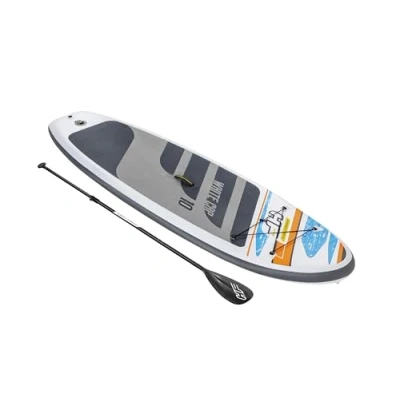 Imagen de Tabla De Paddle Surf Hinchable Con Accesorios Bestway Hydro force Blanco 305x84x12cm
