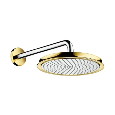 Imagen de Hansgrohe 27424090 Raindance Classic 240 Ducha Fija, Montaje Mural, Cromo/Oro
